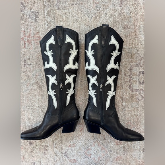 Dolce Vita Knee-High Cowboy Boots - Picture 2 of 9